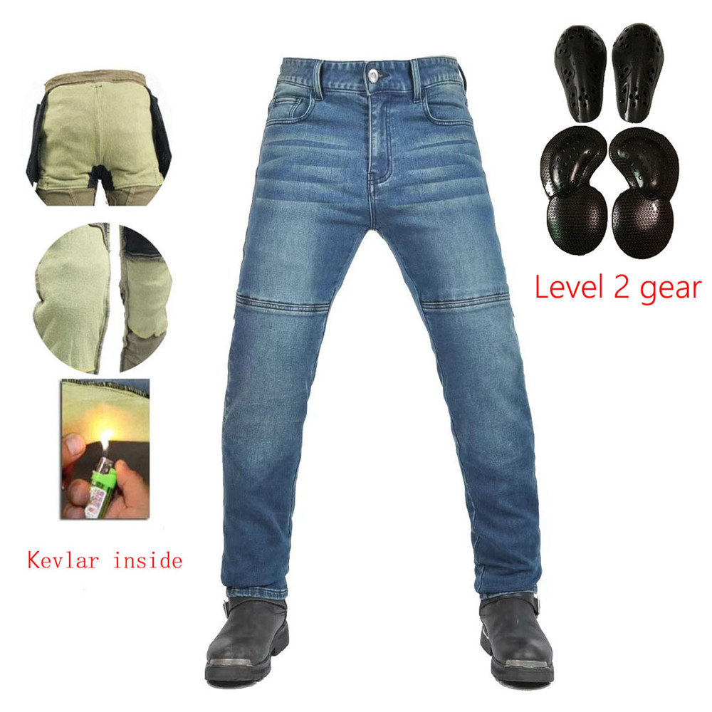Men'S Shoes With Jeans - Motorrijbroek | Zacht elastisch inzetmechanisme |