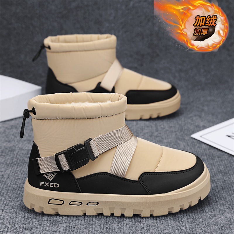 Men Shoes Online - Winter Heren Hoge Schoenen Met Dikke