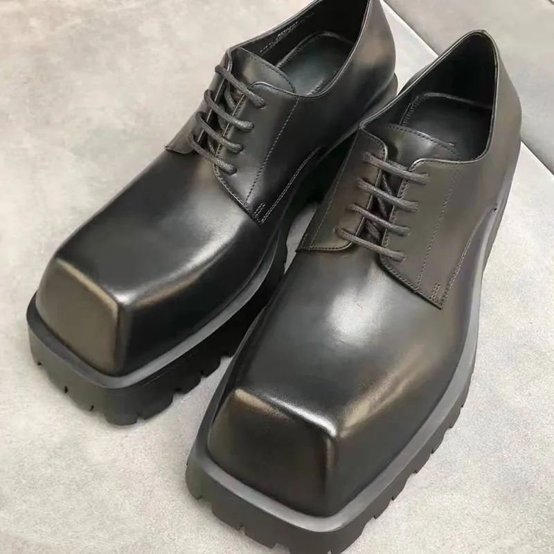 Men Shoes Oxford - Herenloafers Leren motorlaarzen Krokodilpatroon Casual Oxford-schoenen