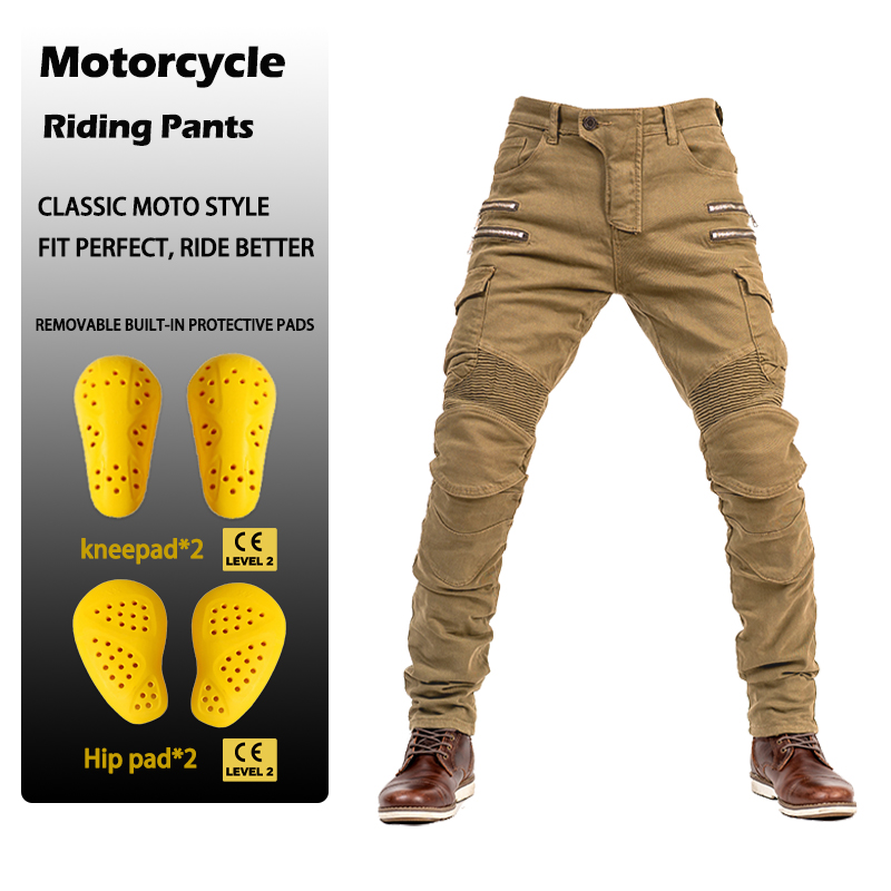 Men'S Shoes With Jeans - Heren Dames Slim Fit Denim Motorbroek