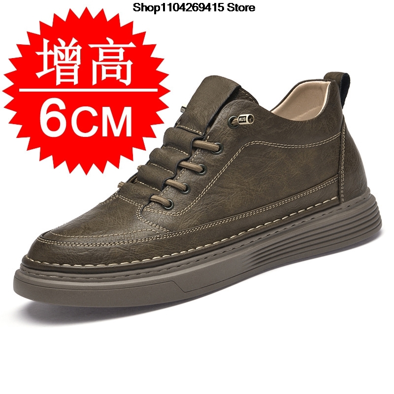 Men Shoes Oxford - Heren Oxford schoenen met interne hoogteverhoging,