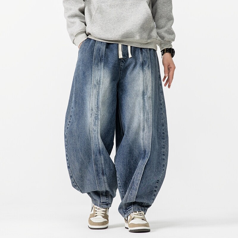 Men'S Shoes With Jeans - 2025 Nieuwe Vintage Harembroek Mannen Losse