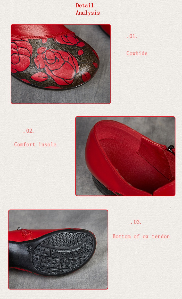 Dames Echt Leder Etnische Pump - Loafer Slip On Men recensie en prijs