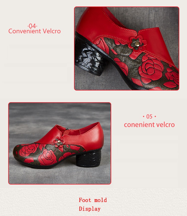Dames Echt Leder Etnische Pump - Loafer Slip On Men recensie en prijs