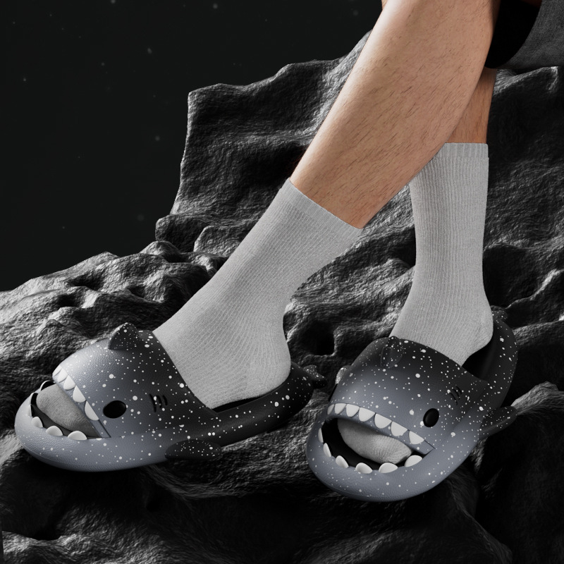 Leuke Cartoon Haai Slippers Vo - Men Shoes On recensie en prijs