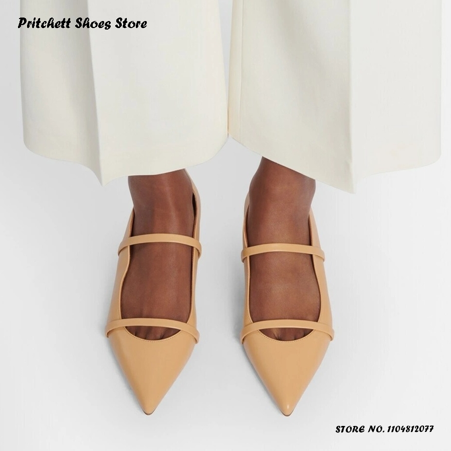 Dames Leren ballerina's met du - Men Shoes On recensie en prijs