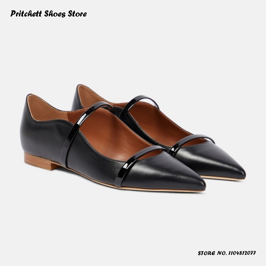 Dames Leren ballerina's met du - Men Shoes On recensie en prijs