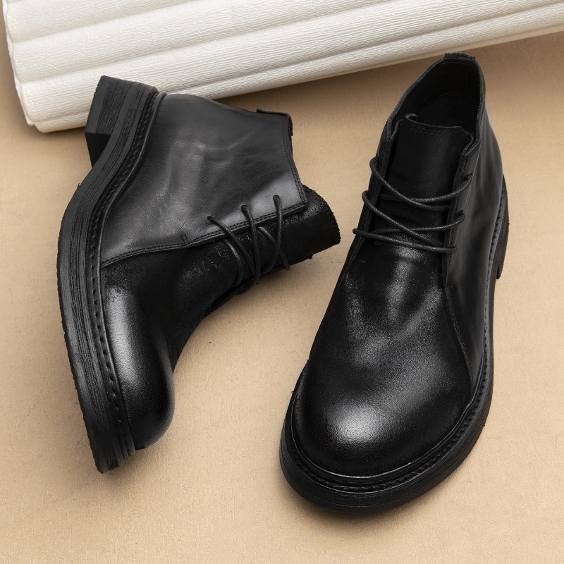 Vintage heren lederen laarzen  - Men Shoes Oxford recensie en prijs