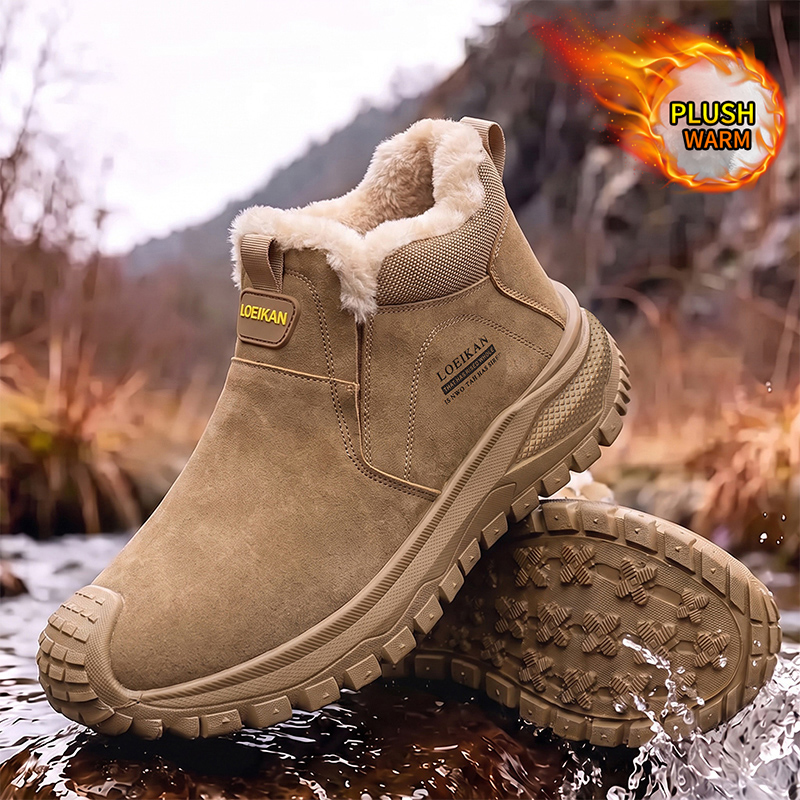 Heren warme, gevoerde enkellaa - Men Shoes Online recensie en prijs