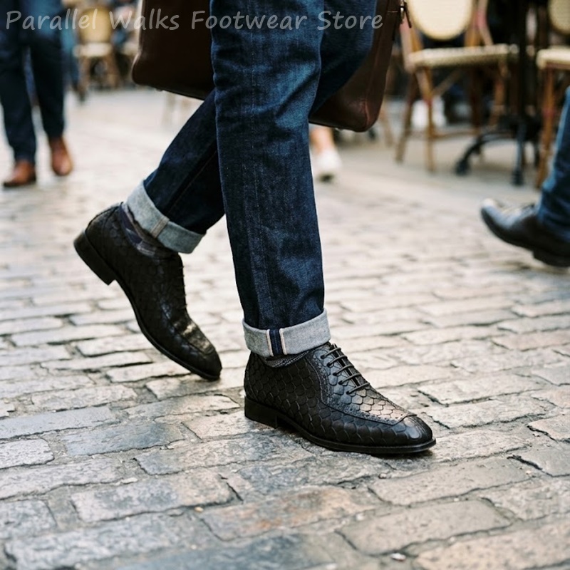 Heren Oxford schoenen van leer - Men Shoes Oxford recensie en prijs